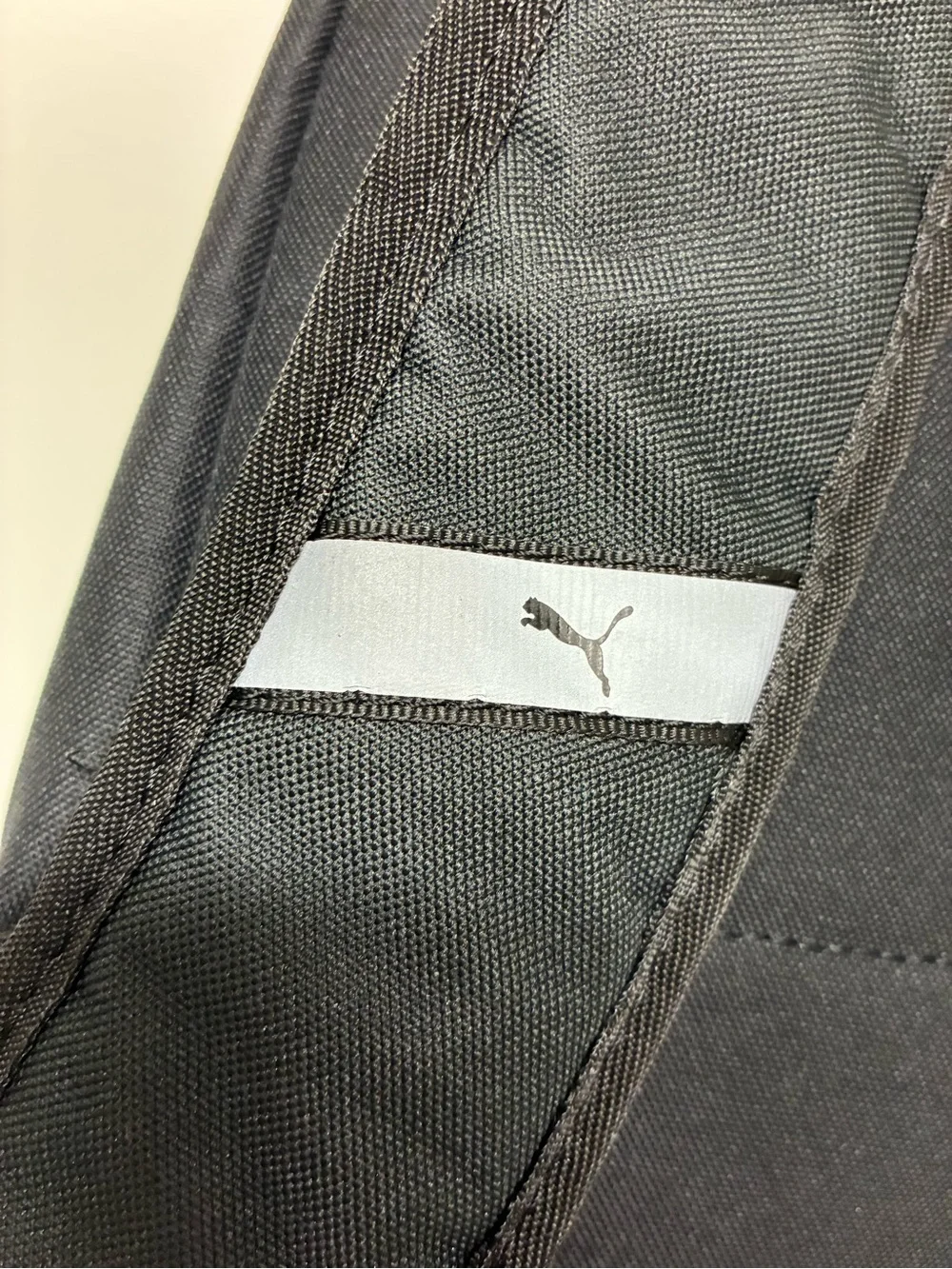 Puma Black and White Logo Backpack